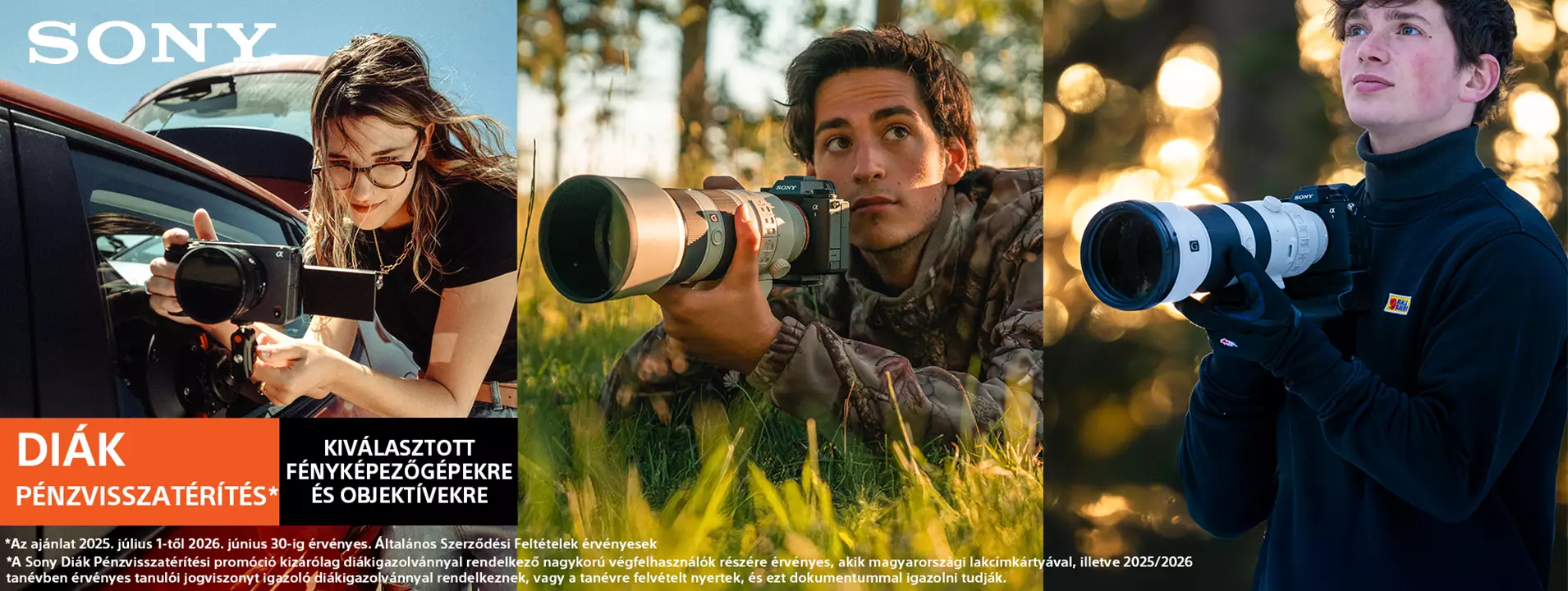 5 év kiterjesztett gyári garancia az akcióban részt vevő fényképezőgépekre