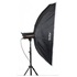 Godox softbox 35x160cm Bowens csatlakozású aluminium gyűrű adapter
