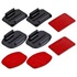 PULUZ 2 PCS Curved Surface Mounts + 2 PCS Flat Surface Mounts + 4 PCS Adhesive Mount Stickers for sport camera