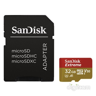SanDisk microSDHC 32GB Mobile Extreme (100MB/s) UHS-1 CL10 U3 V30 A1 + Rescue Pro Deluxe (173420)