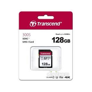 TRANSCEND SDXC  128GB 300S UHS-I U3 V10