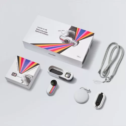 Insta360 GO 3S Retro Bundle (Special Edition)- Canvas White 128G