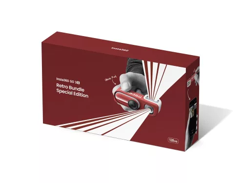 Insta360 GO 3S Retro Bundle (Special Edition)- Classic Red 128G