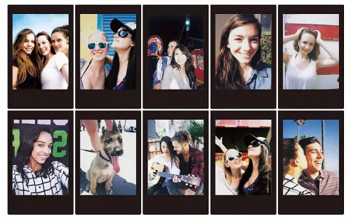 Fujifilm Instax Mini Black fotópapír (10 lap)