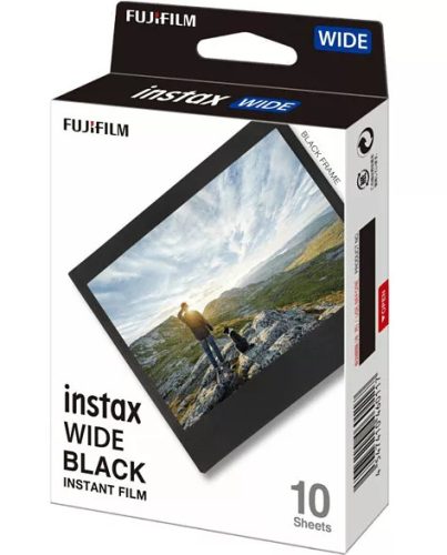 Fujifilm Instax Wide Black fotópapír (10 lap)