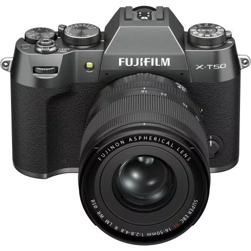 Fujifilm X-T50 kit (XF 16-50mm f/2.8-4.8) (szénszürke)