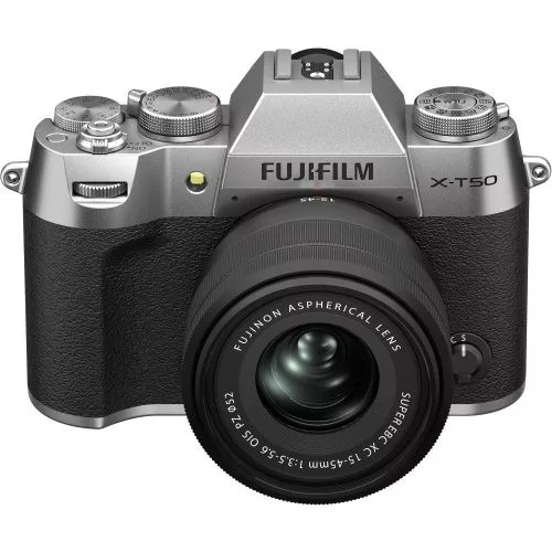 Fujifilm X-T50 kit (XF 15-45mm f/3.5-5.6) (ezüst)