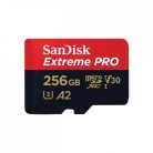 SanDisk Extreme PRO microSDXC V30, A2 256GB + adapter (200MB/s) (214505)