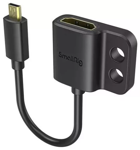 SMALLRIG Ultra Slim 4K HDMI Adapter Cable (D to A) 3021