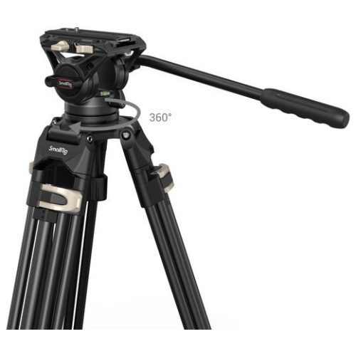 SmallRig AD-01 nagy teherbírású, fluid fejes videóállvány