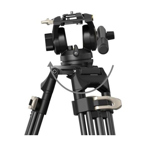 SmallRig AD-01 nagy teherbírású, fluid fejes videóállvány