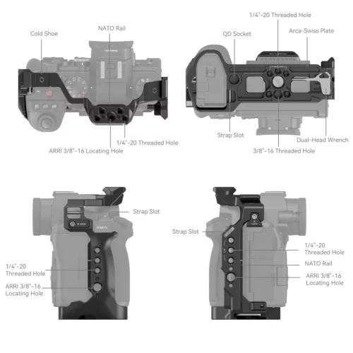 SmallRig 4022 Cage For Panasonic Lumix S5 II & S5 IIX