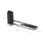 SmallRig 4555 L-Shape Grip for Fujifilm X100VI / X100V Silver