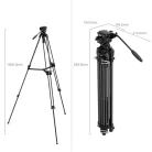 SMALLRIG Heavy-Duty Fluid head Tripod AD-01S 4686