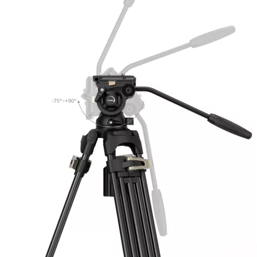 SMALLRIG Heavy-Duty Fluid head Tripod AD-01S 4686