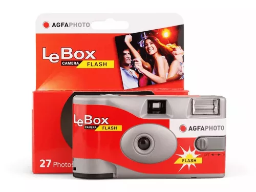 Agfa LeBox Flash vakus egyszer használatos fényképezőgép