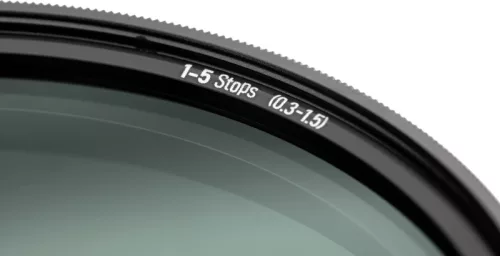 NiSi True Color ND-VARIO 1-5 Stops változtatható ND-szűrő 82mm 