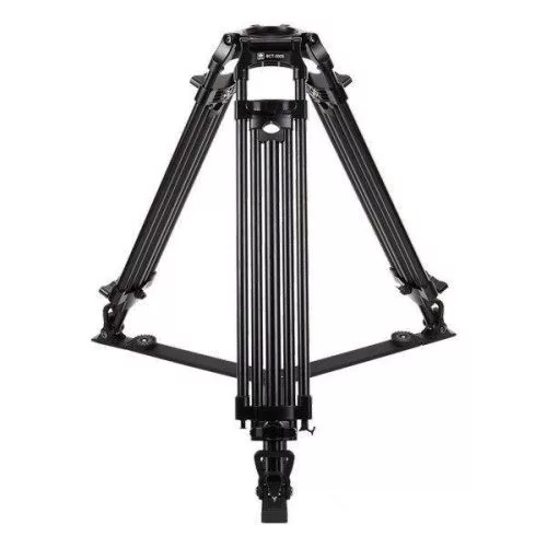 Sirui BCT-3003 alumínium broadcast tripod 100mm-es szintező kehellyel 