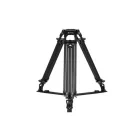Sirui BCT-3003 alumínium broadcast tripod 100mm-es szintező kehellyel 
