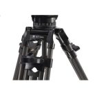 Sirui BCT-3203 10x carbon broadcast tripod 100mm-es szintező kehellyel