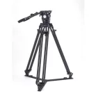 Sirui BCT-3002 alumínium broadcast tripod 100mm-es szintező kehellyel 