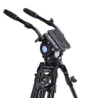 Sirui BCT-3002 alumínium broadcast tripod 100mm-es szintező kehellyel 