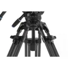 Sirui BCT-3202 10x carbon broadcast tripod 100mm-es szintező kehellyel 