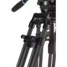 Sirui BCT-3202 10x carbon broadcast tripod 100mm-es szintező kehellyel 