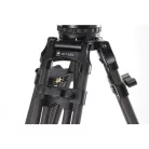 Sirui BCT-3202 10x carbon broadcast tripod 100mm-es szintező kehellyel 