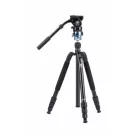 Sirui VHD-2004 alumínium tripod VH-10 fluid videófejjel 