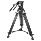 Sirui BCT-2203 10x carbon broadcast tripod BCH-10 fluid videófejjel 