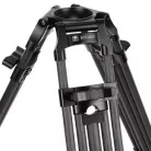 Sirui BCT-2203 10x carbon broadcast tripod BCH-10 fluid videófejjel 