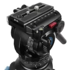 Sirui BCT-2203 10x carbon broadcast tripod BCH-10 fluid videófejjel 