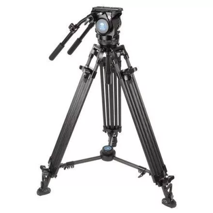 Sirui BCT-2203 broadcast 10x carbon tripod BCH-20 fluid videófejjel 