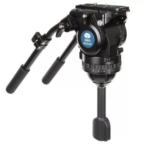 Sirui BCT-2203 broadcast 10x carbon tripod BCH-20 fluid videófejjel 