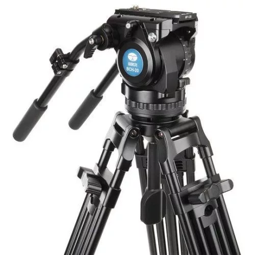 Sirui BCT-2203 broadcast 10x carbon tripod BCH-20 fluid videófejjel 