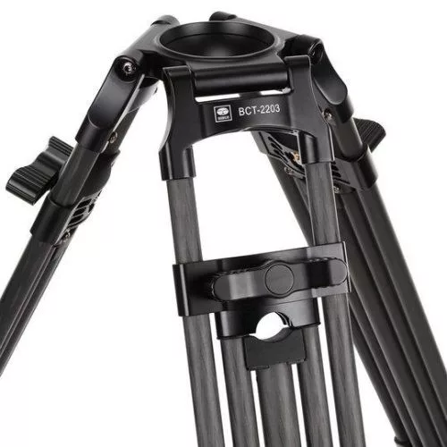 Sirui BCT-2203 broadcast 10x carbon tripod BCH-20 fluid videófejjel 