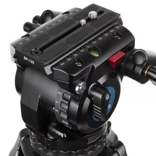 Sirui BCT-2203 broadcast 10x carbon tripod BCH-20 fluid videófejjel 