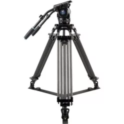   Sirui BCT-3203 broadcast 10x carbon tripod BCH-30 fluid videófejjel 