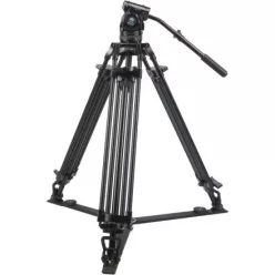   Sirui BCT-2003 broadcast alumínium tripod BCH-10 fluid videófejjel 