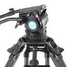 Sirui BCT-2003 broadcast alumínium tripod BCH-10 fluid videófejjel 