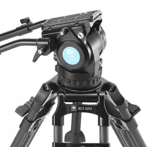 Sirui BCT-2003 broadcast alumínium tripod BCH-10 fluid videófejjel 