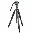 Sirui Traveler 7C carbon tripod VA-5 fluid videófejjel 