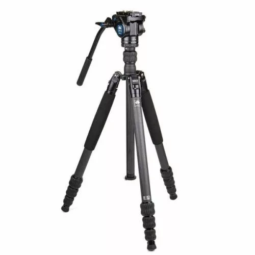 Sirui Traveler 7C carbon tripod VA-5 fluid videófejjel 