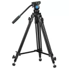 Sirui SH-05 alumínium broadcast tripod fluid videófejjel 