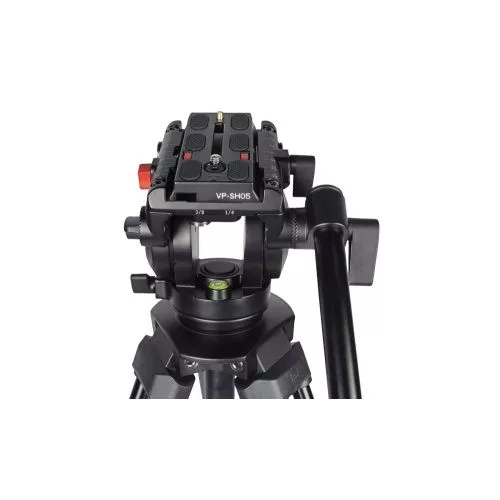 Sirui SH-05 alumínium broadcast tripod fluid videófejjel 
