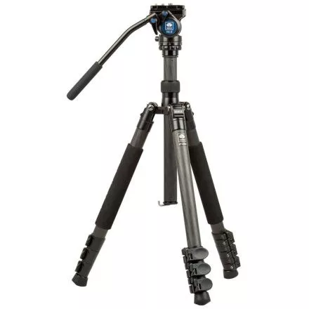 Sirui ET-2204 carbon tripod VA-5 fluid videófejjel 