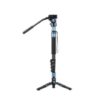 Sirui P-325FL carbon monopod 3 lábú állványtalppal és VA-5 fluid videófejjel 