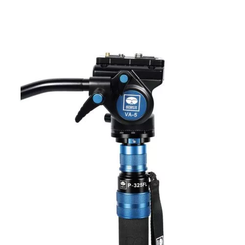 Sirui P-325FL carbon monopod 3 lábú állványtalppal és VA-5 fluid videófejjel 