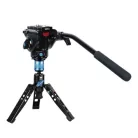 Sirui P-325FS carbon monopod 3 lábú állványtalppal és VA-5 fluid videófejjel 